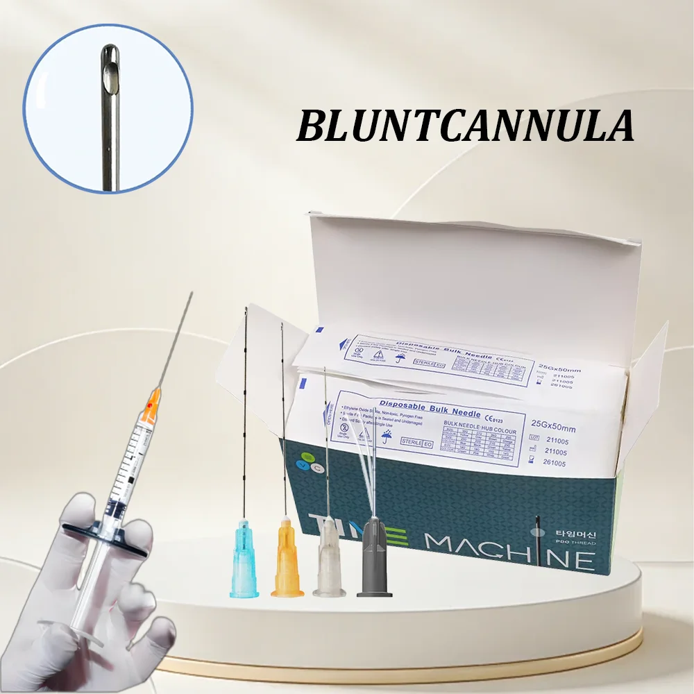 Disposable Blunt-tip Cannula 22g 23G 25G 27G 18G 50mm 70mm 38mm Blunt Fine canula Micro Blunt tip Cannula Tool Parts