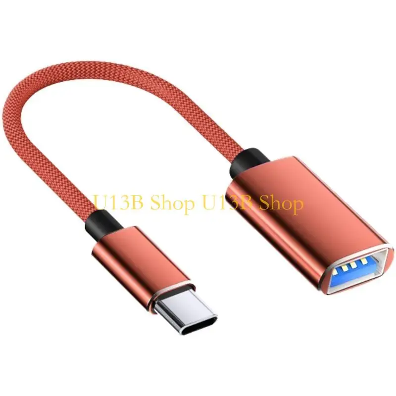 U13B TYPE C TẾT TO USB ADAPTER USB OTG OTG OLAPTER SHORT LINE Hỗ trợ truyền dữ liệu