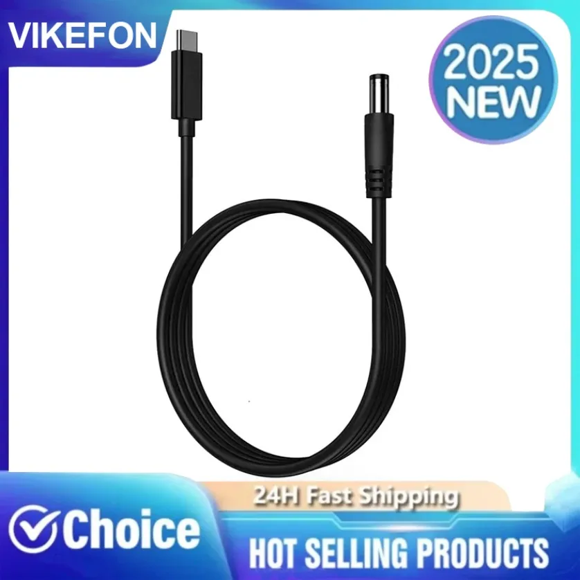 USB C PD Ladegerät Kabel Typ-C Stecker auf 9V 12V 15V 20V DC5,5x2,1 5,5x2,5mm Netzteil Kabel für Router Lautsprecher CCTV Kamera LED