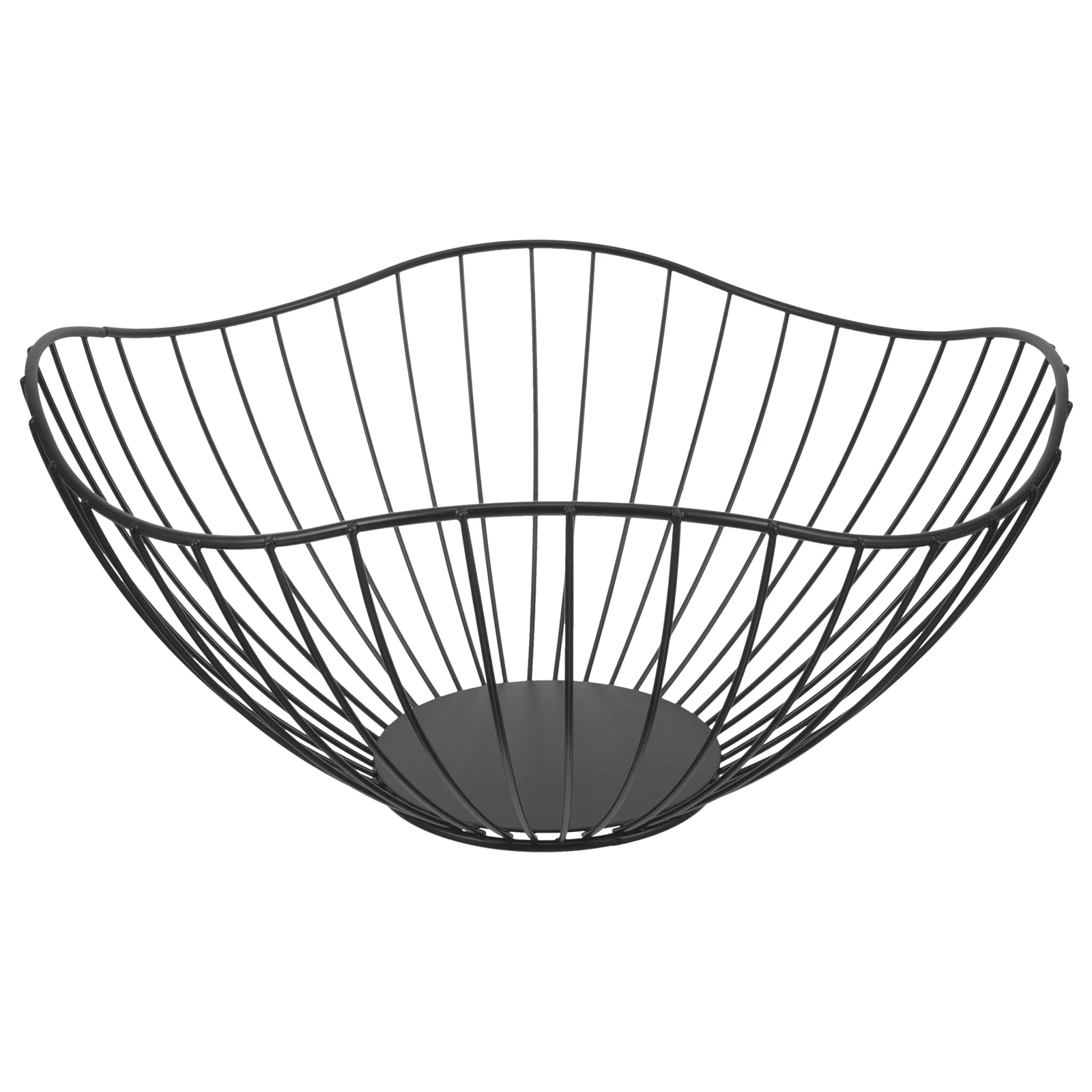 

Fruit Tray Storage Basket Fresh for Kitchen Counter Vegetable Standing Metal Bowl Baskets