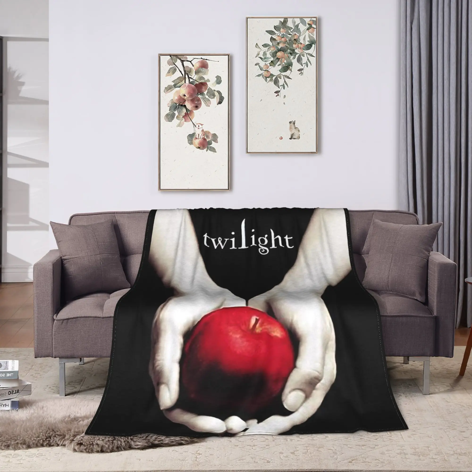 الشفق إدوارد بيلا بطانية لينة موضة أفخم رمي بطانية للأريكة السرير التخييم الفانيلا المفرش غطاء السرير