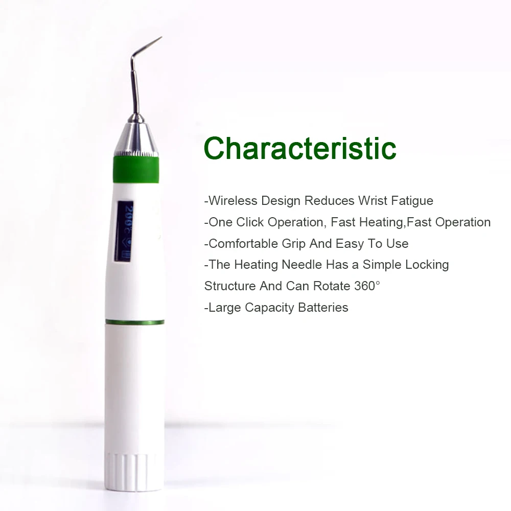 Tandheelkundige Endo Gutta Percha Obturatie Systeem Draadloze Obturatie Pen En Pistool OLED LCD Display Endodontische Tandheelkunde Gereedschap