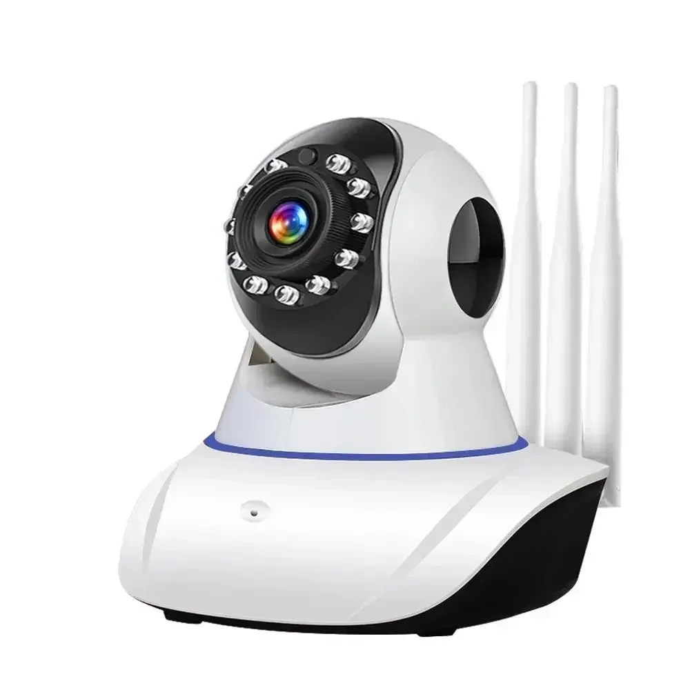 Ochrona kamera monitorująca obrót podczerwieni 360o 3 anteny 1080p Wifi kamera Ip 3 anteny Wifi kamera Ip bezpieczeństwo