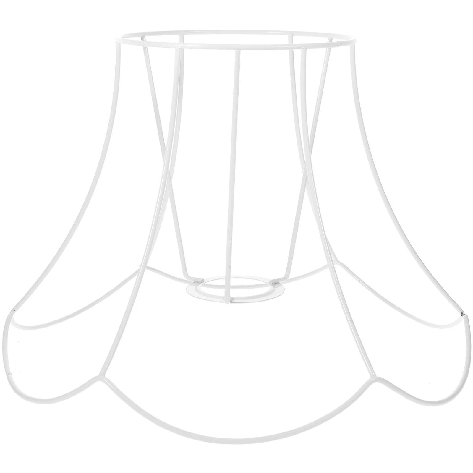 

Sturdy Metal DIY Table Lampshade Frame Desk Lamp Holder Lightweight Simple Structure for Home Office Lampshade Frame