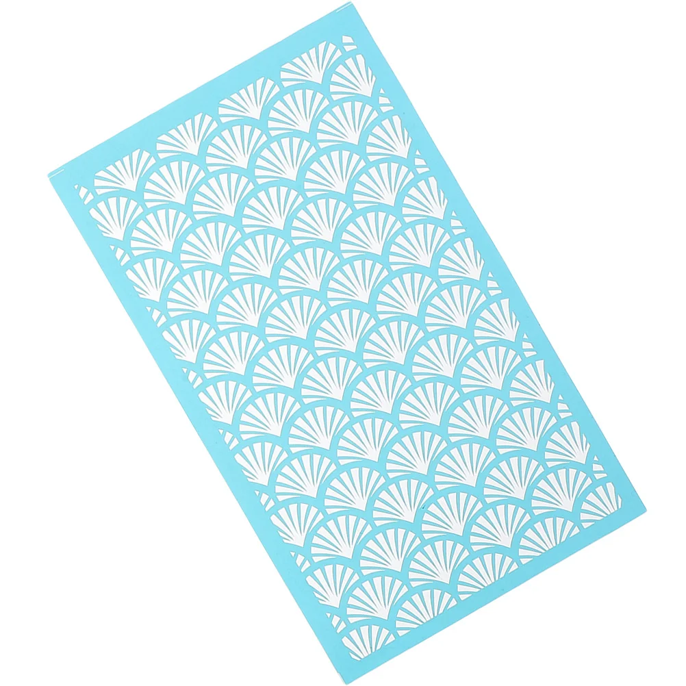 

1 Sheet Reusable Clay Printing Stencil Premium Washable Mesh Template for DIY Polymer Clay Crafting Wood Signs T-Shirt Painting