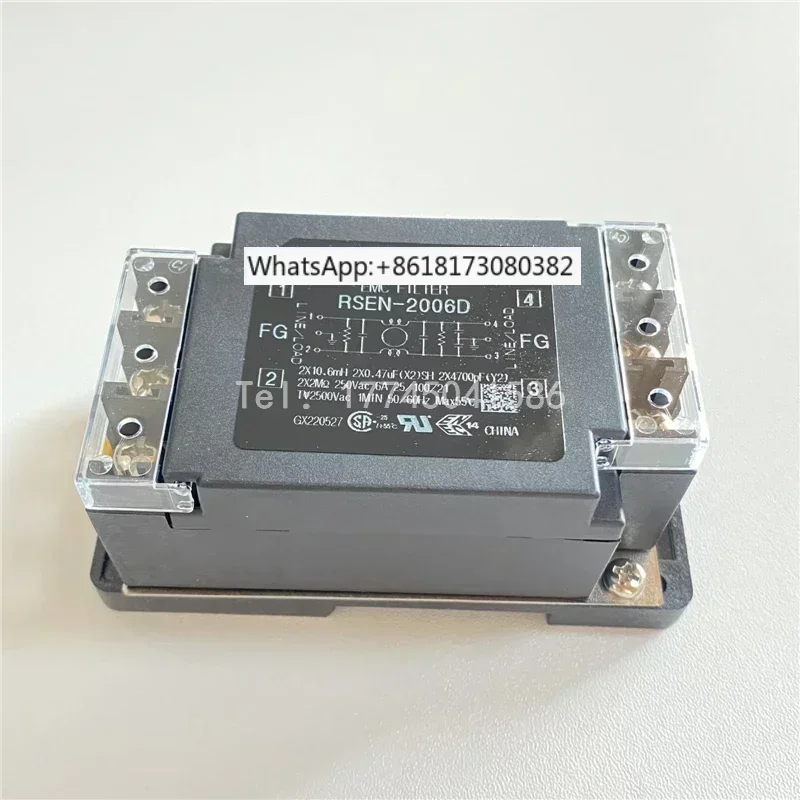 

RSEN-2006D Japan TDK Original Power Filter | Single phase 6A 250V DIN Rail New