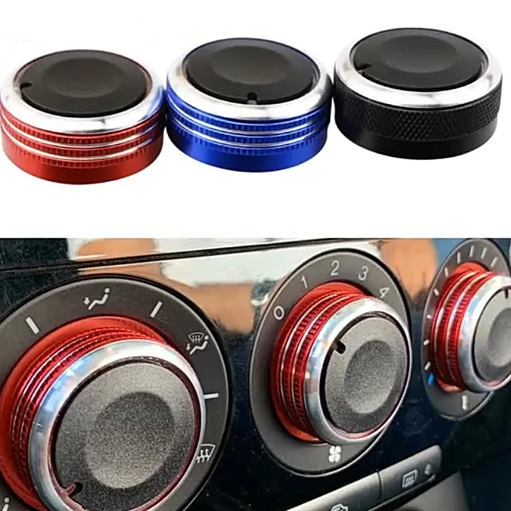 Aluminum Alloy Car Air Conditioning Knobs Heat Control Switch Button Knob for Toyota Old Corolla Before 2016 for BYD F3 F3R