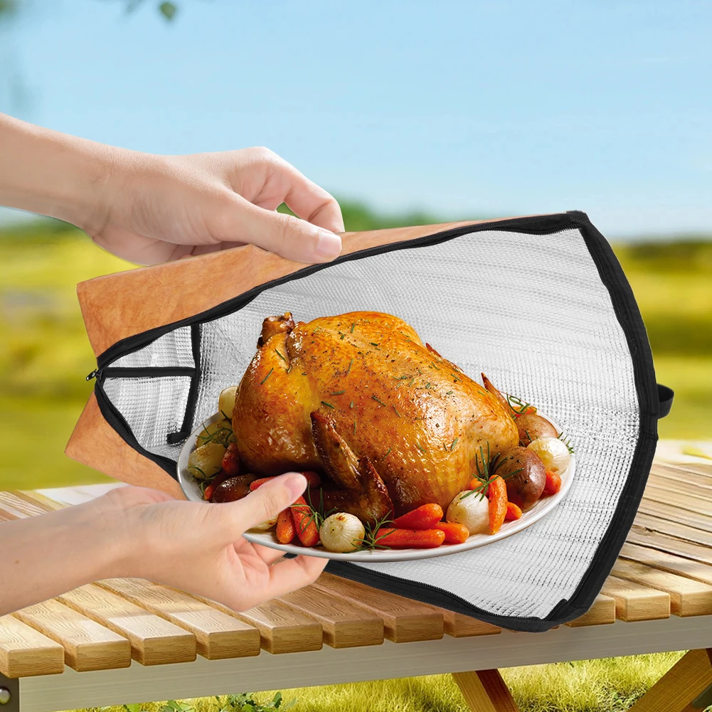 Manta para BBQ para reposar carne con bolsa de boca ancha para reposar carne, manta impermeable para reposar carne para briskets, hombros de cerdo y filetes.