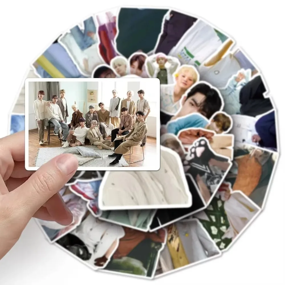 50 قطعة ملصقات شخصية Kpop ST الكورية الديكور كوب ماء الغيتار دراجة نارية خوذة الهاتف الثلاجة المشجعين هدية