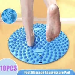 Foot Massage Acupressure Mat Muscle Relaxation Acupuncture Mat Pilates Fitness Yoga Accessories Foot Training Round Workout Mat