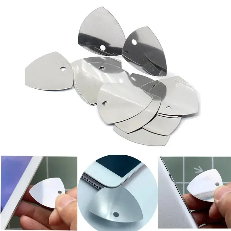 10/20/50 piezas, herramientas de apertura de metal para teléfonos, tipo púa de guitarra, para desmontar iPhone, iPad, tabletas y PC