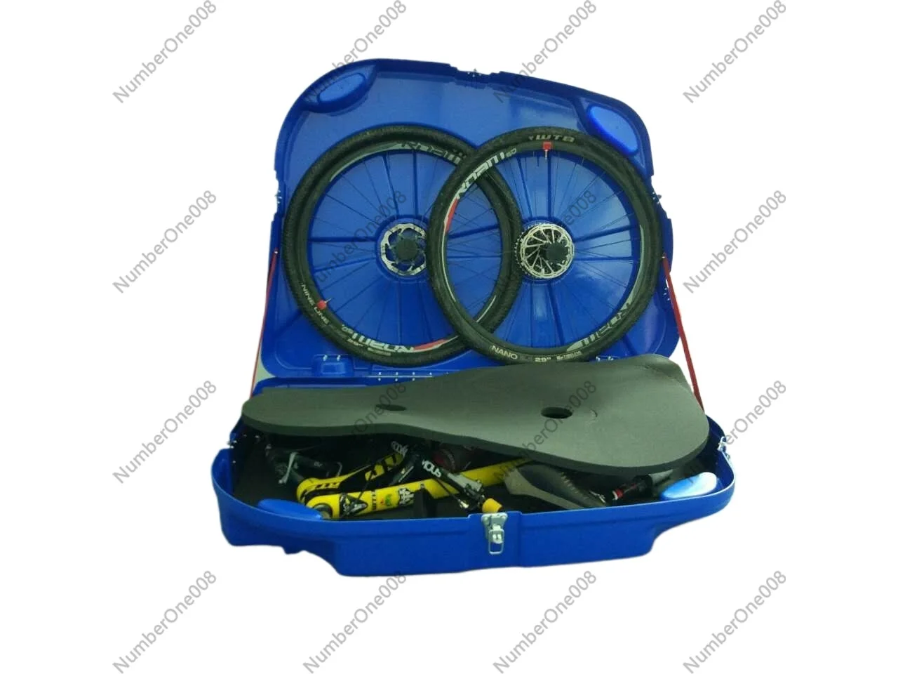 

Bicycle Hard Shell Travel Case for 700C Bikes, Lightweight EVA Airline Protection Hard Box with TSA Lock