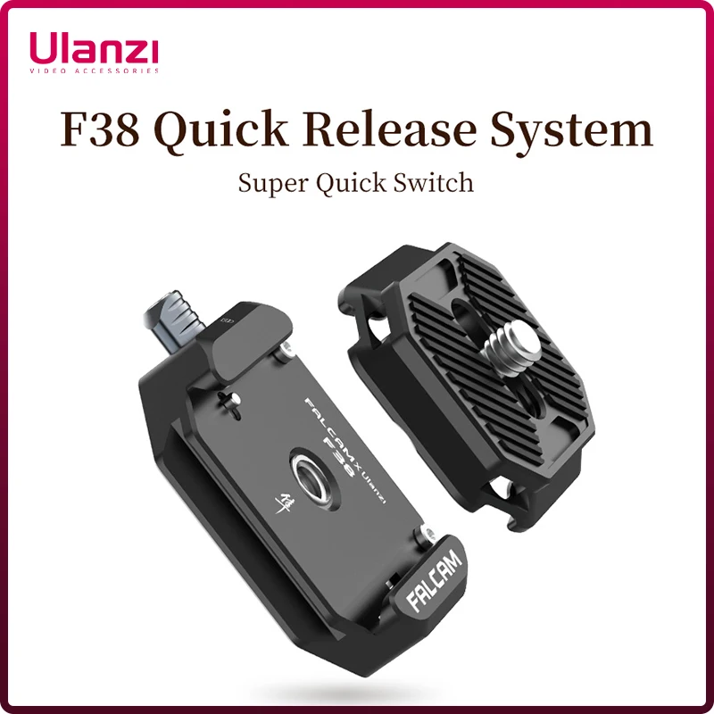 Ulanzi Falcam F38 Universele Arca-Swiss Slot Quick Release Systeem Plaat Klem Quick Switch Kit Voor Dslr Camera Gimbal statief