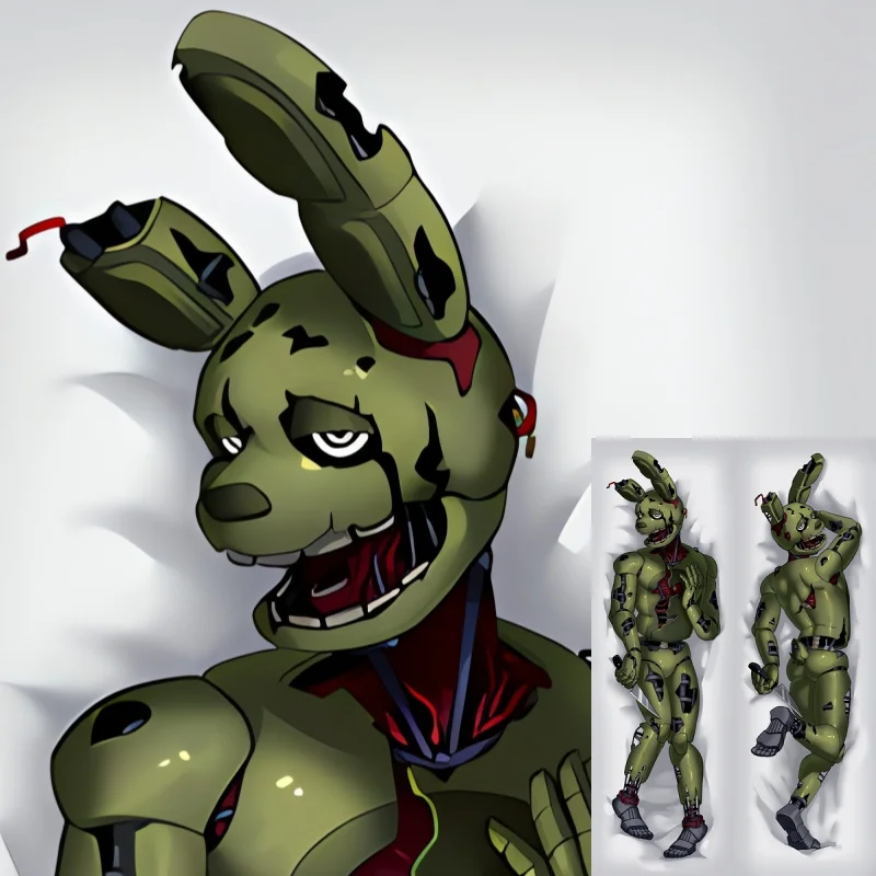 

Dakimakura Anime Pillow Case Springtrapi Double-sided Print Of Life-size Body Pillowcase Gifts Can be Customized