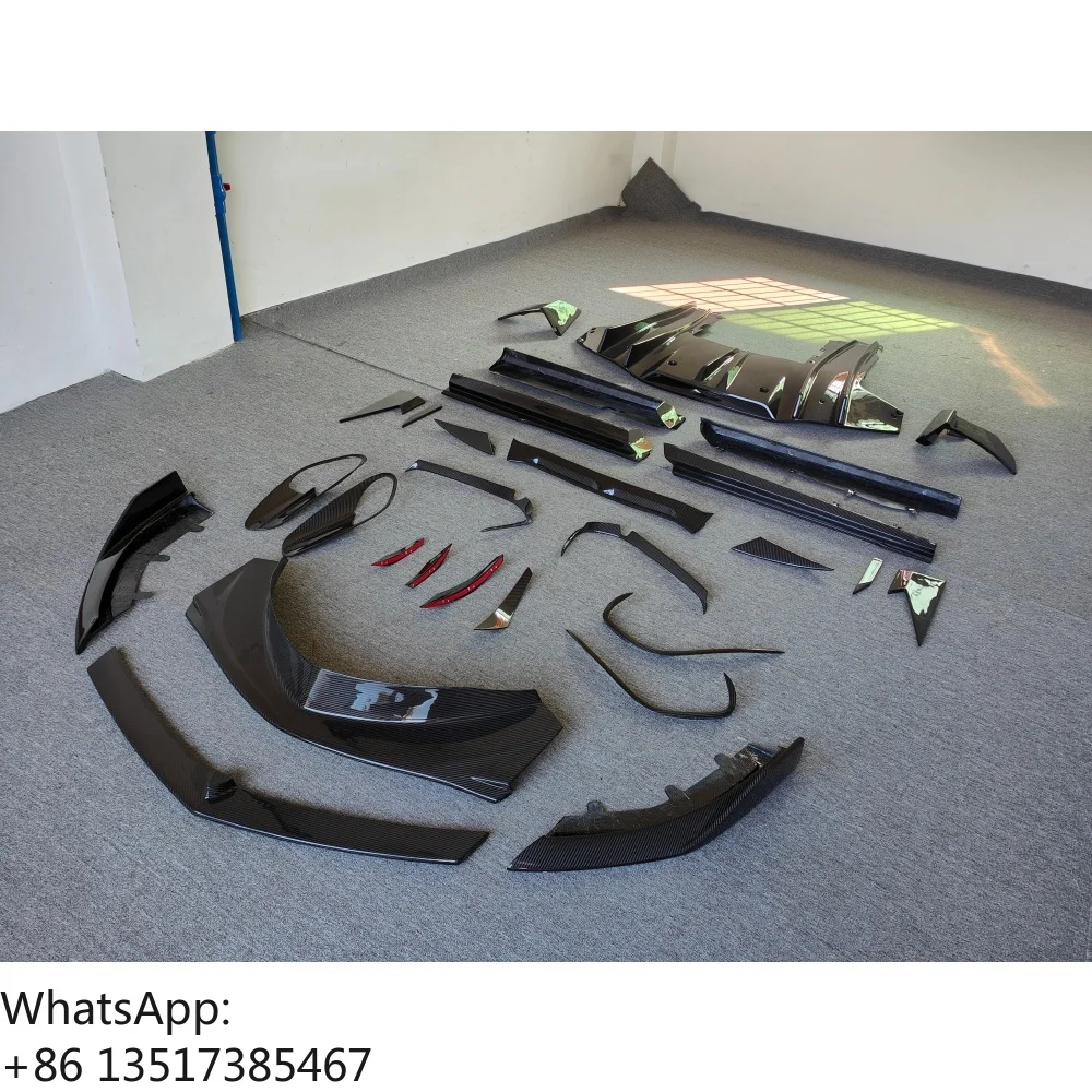 McLaren: Kit de carrocería Pro Style de fibra de carbono seca (labios delanteros y traseros, faldones laterales, alerón trasero, deflectores de viento, etc.) para McLaren GT