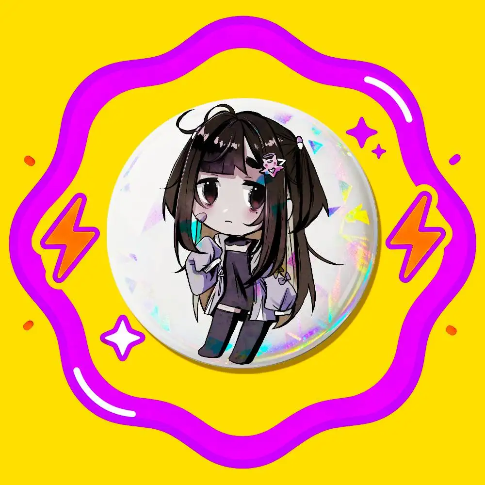 Round Metal Button Brooch Gift 58mm Custom Hat Ita Bag Pins For DupleX Love Angel Syndrome Yuuna Enamel Pin Badge