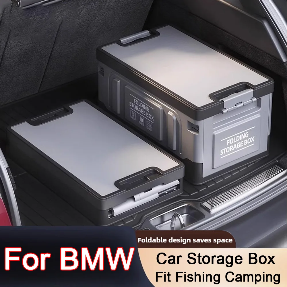 

New Car Trunk Storage Box Foldable Auto Trunk Camping Organizer Box For BMW F30 F31 F32 F34 F20 F07 F10 1 3 5 7 Series X1 X3 X5