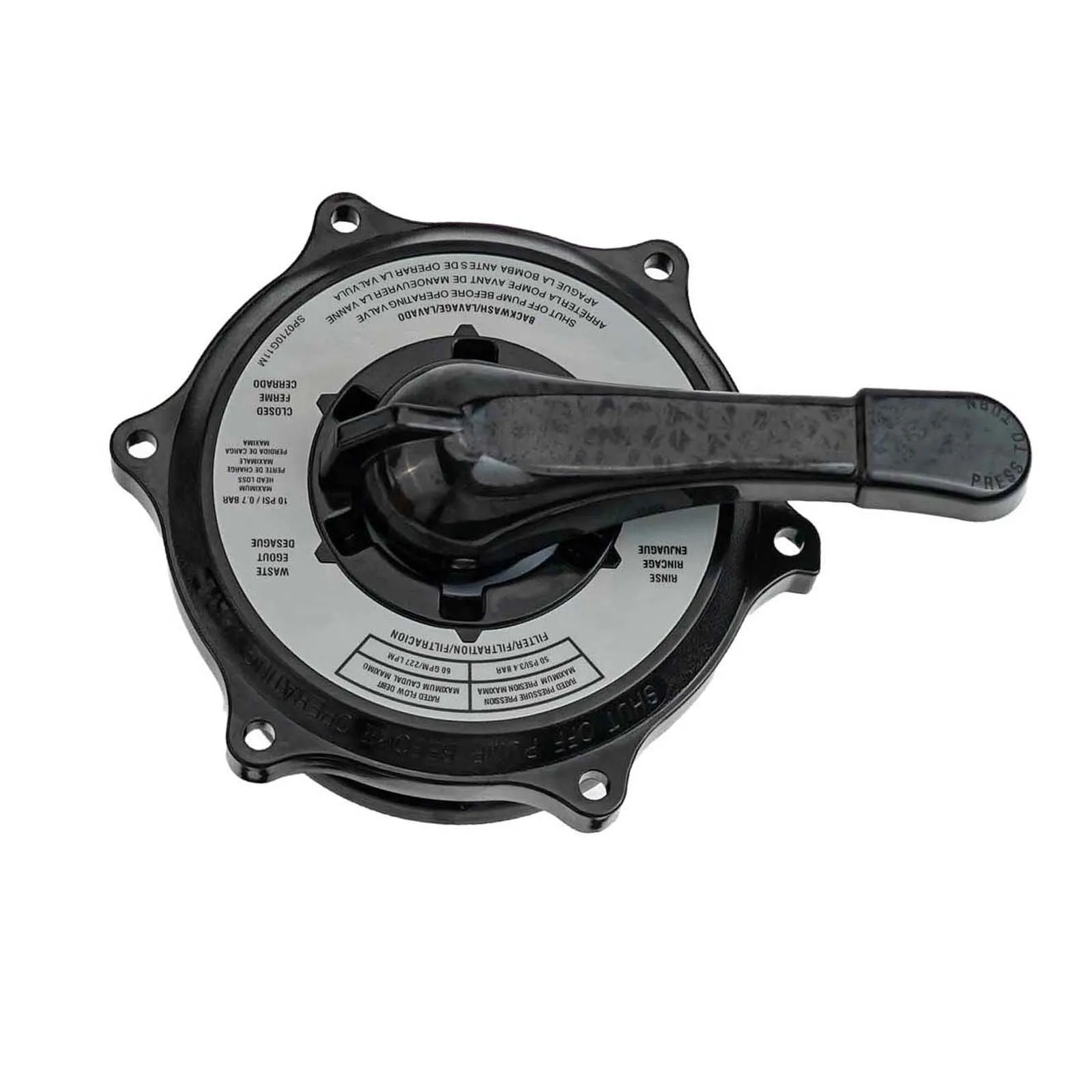 

Multiport Valve Handle SPX0710XBA17 Key Cover Withstand Pool Chemicals Includes Gasket And O-ring Smooth Operation Easy To Clean