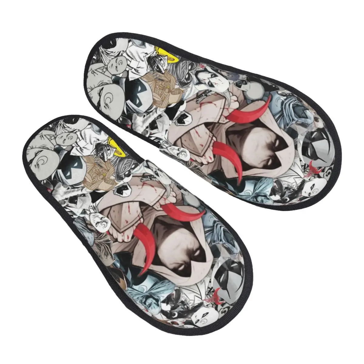 

Custom Print Women Moon Knight Movie House Slippers Soft Warm Memory Foam Fluffy Slipper Indoor Outdoor Shoes