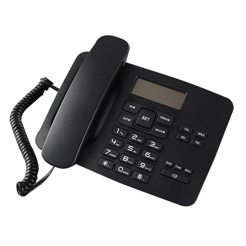 2023 New Corded Telephone Desktop Landline Telephone with Caller Display for Front Desk