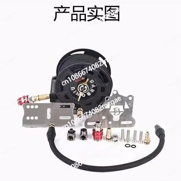 

Air pump reel storage artifact off-road vehicle modified off-road air pump inflation pipe storage reel