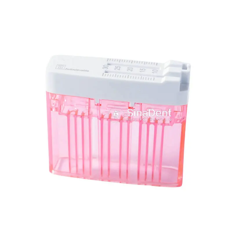 1Pcs Dental Endo Files Box Sterilization Box Without Files Autoclavable Endodontic Measurement Endo File Organizer Endo Tray