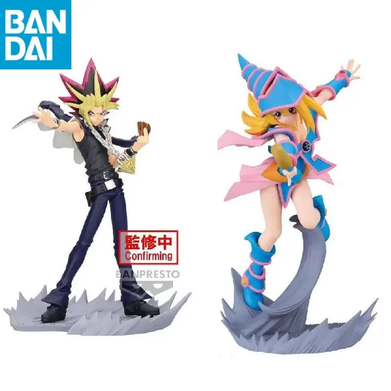 

In Stock Bandai Namco Banpresto Yu-Gi-Oh!duel Links Senkouzekkei Black Magician Girl Dark Magician Girl Yami Yugi Pvc Toy Gift