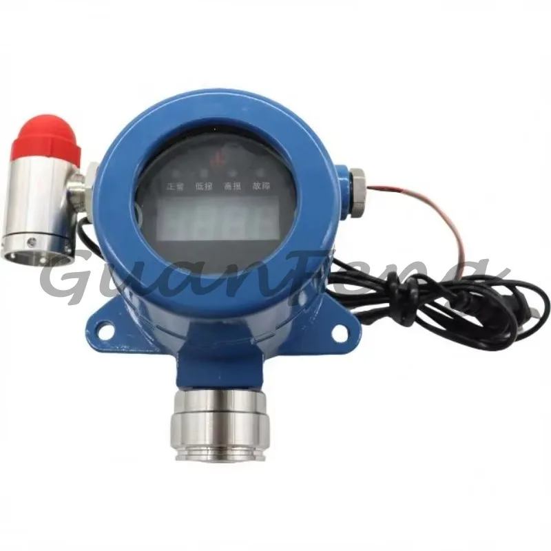 Stationary O2 Gas Detector Analyzer, 0‑100%  25%  30%VOL Oxygen Sensor with 4‑20mA RS485 Communication