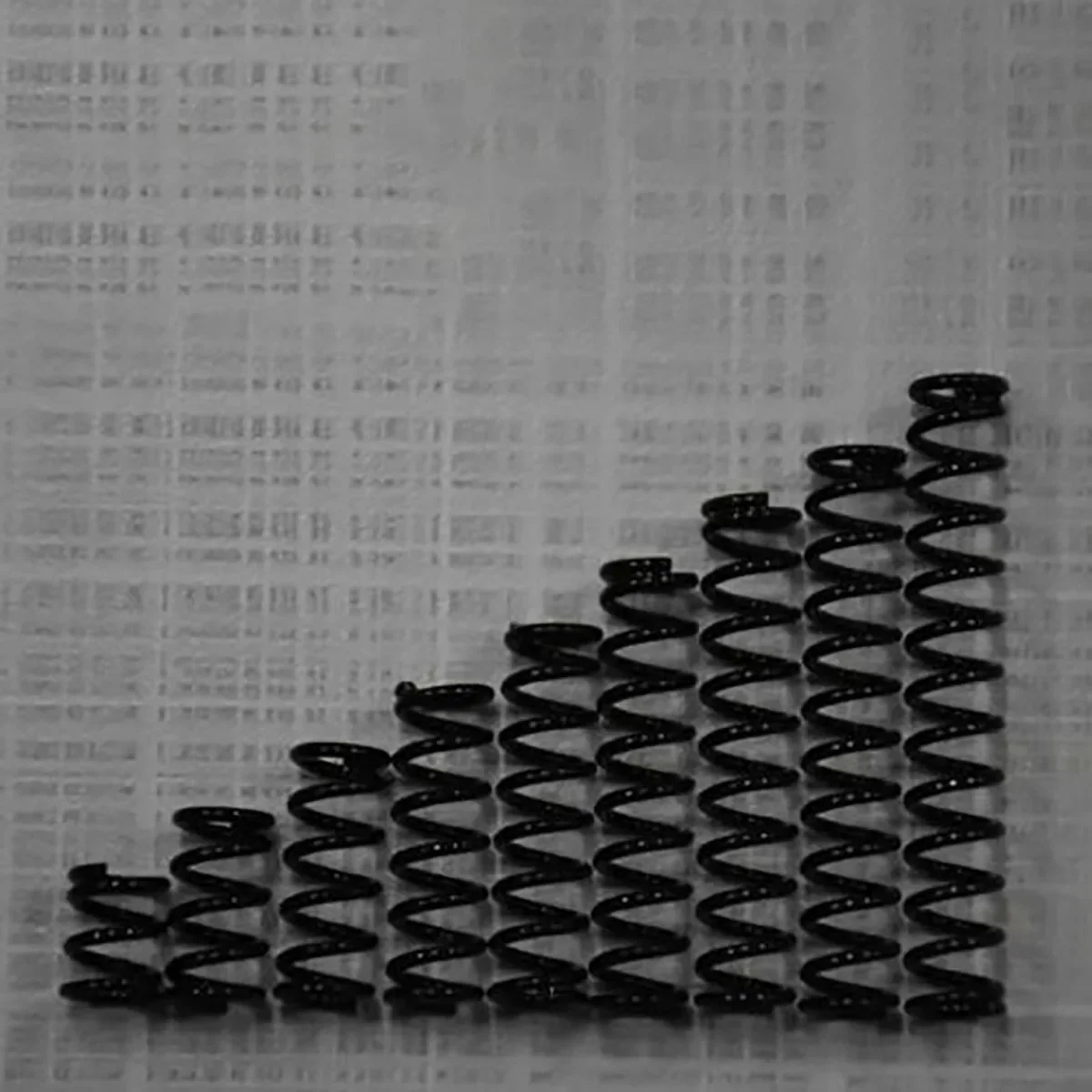 10 pezzi diametro filo 1,2 mm molla di compressione tipo Y nera 65Mn molla di pressione a spirale in acciaio lunghezza 10 mm a 50 mm diametro esterno 6 mm - 20 mm