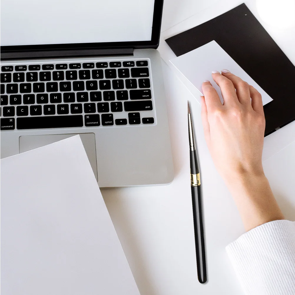 

7Pcs Detachable Metal Handle Painting Brushes Premium Weasel Hair Watercolor Drawing Brush Set for Art Painting Oil Paint Craft