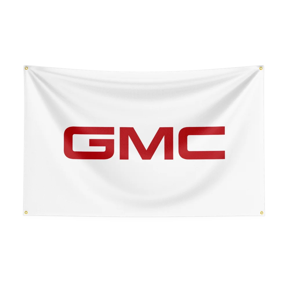 G-GMC T-TRUCK Flag Banner  Polyester  HD Printing Exhibition, Racing, Car Fans, Porch, Garage Decor