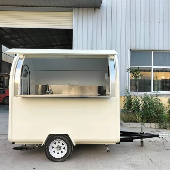 

Customized Coffee Cart Pizza Trailers Trucks Mobile street food vendor trailer