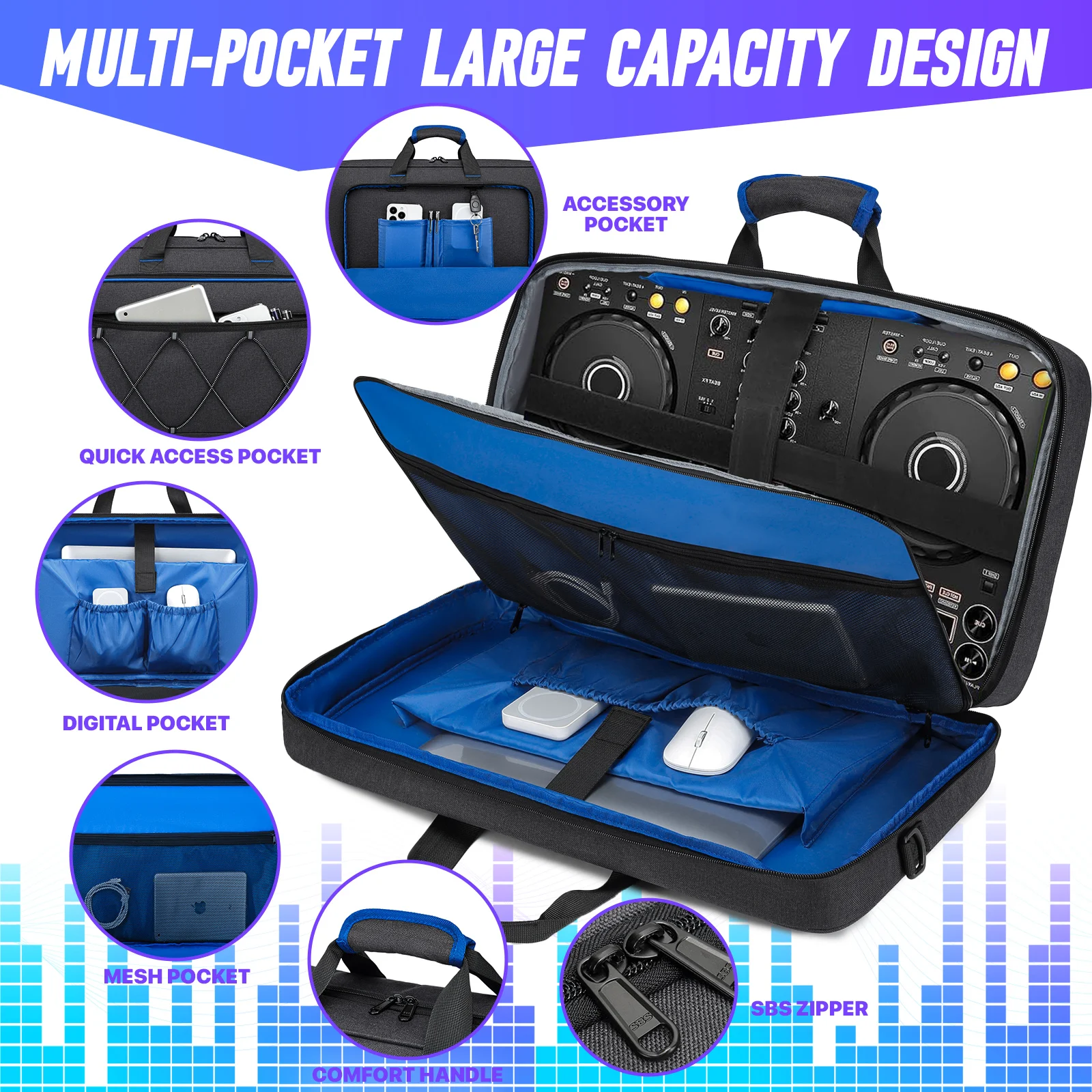 Gepolsterte Taschen für Pionee – Dj Turntable Direct Drive Bewertung und Preis
