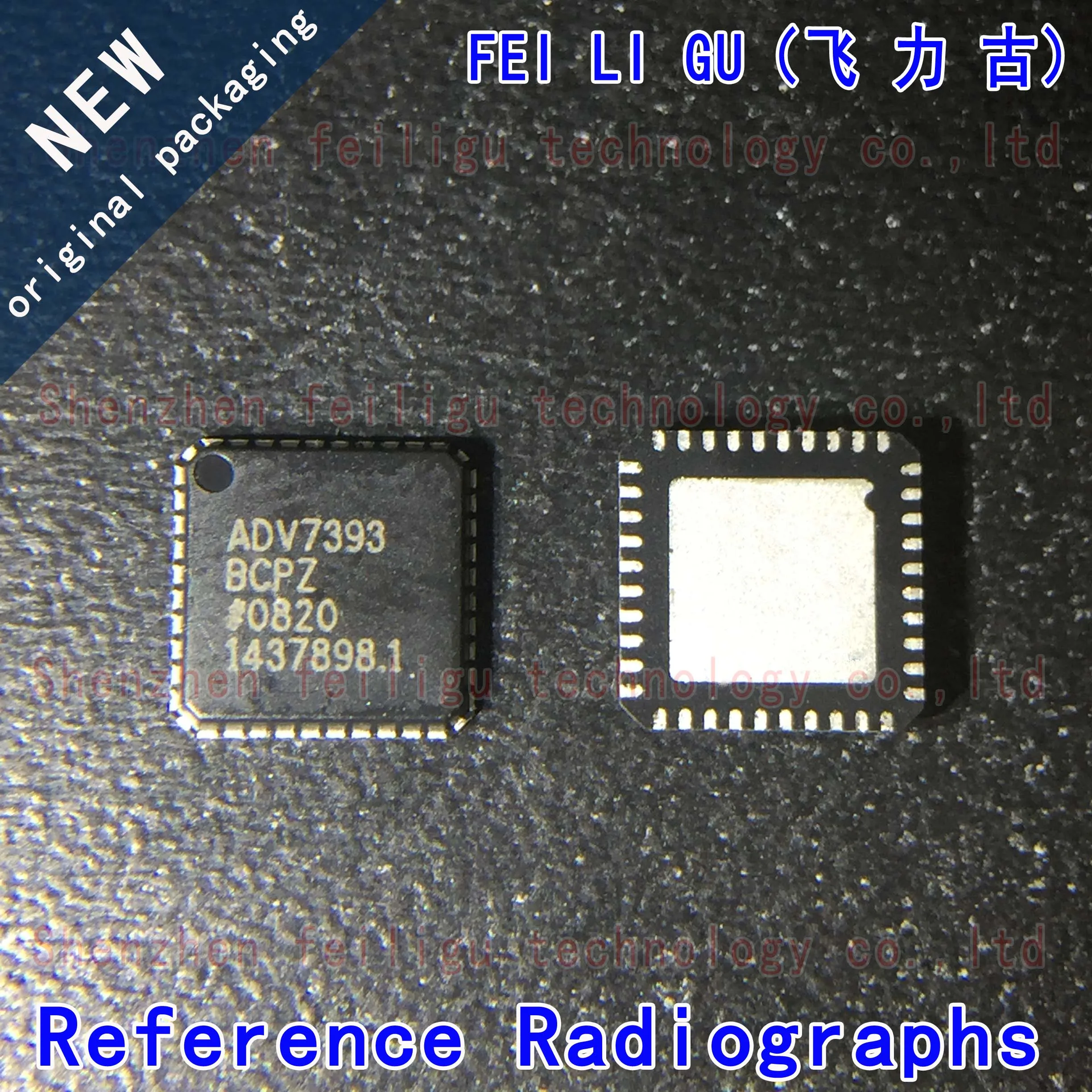 1/10/30Pieces 100% New original ADV7393BCPZ-REEL ADV7393BCPZ ADV7393 Package:LFCSP40 10-bit SD/HD Video Encoder Chip