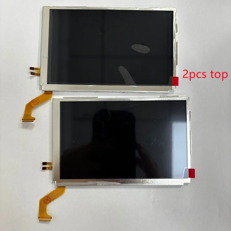 2PCS/Lot for 2012 Nintend 3DSXL Top Upper or Bottom Lower Down LCD Display Screen for Old Big 3DS XL/LL Replacement