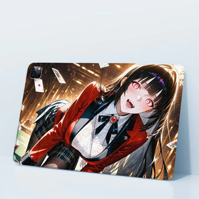 

K-Kakegurui Illustration For iPad Pro Air Mini 1 2 3 4 5 6 7 7th 8th 9th 10th 11th 10.2 9.7 10.5 10.9 11 12.9 Tablet Case