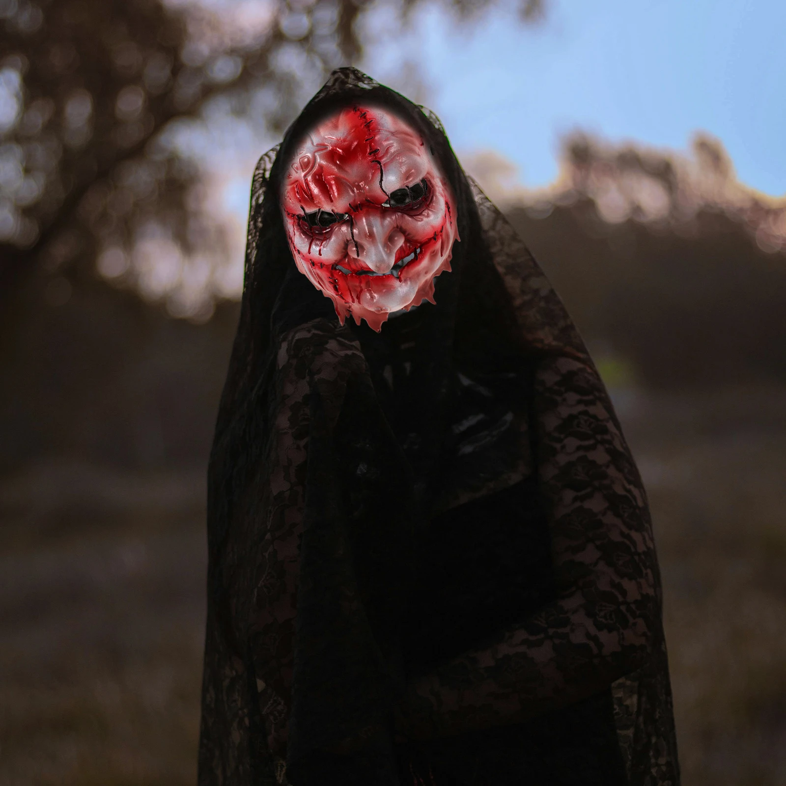 

Three-dimensional Halloween Witch Mask Costume Eva Cosplay Horrific