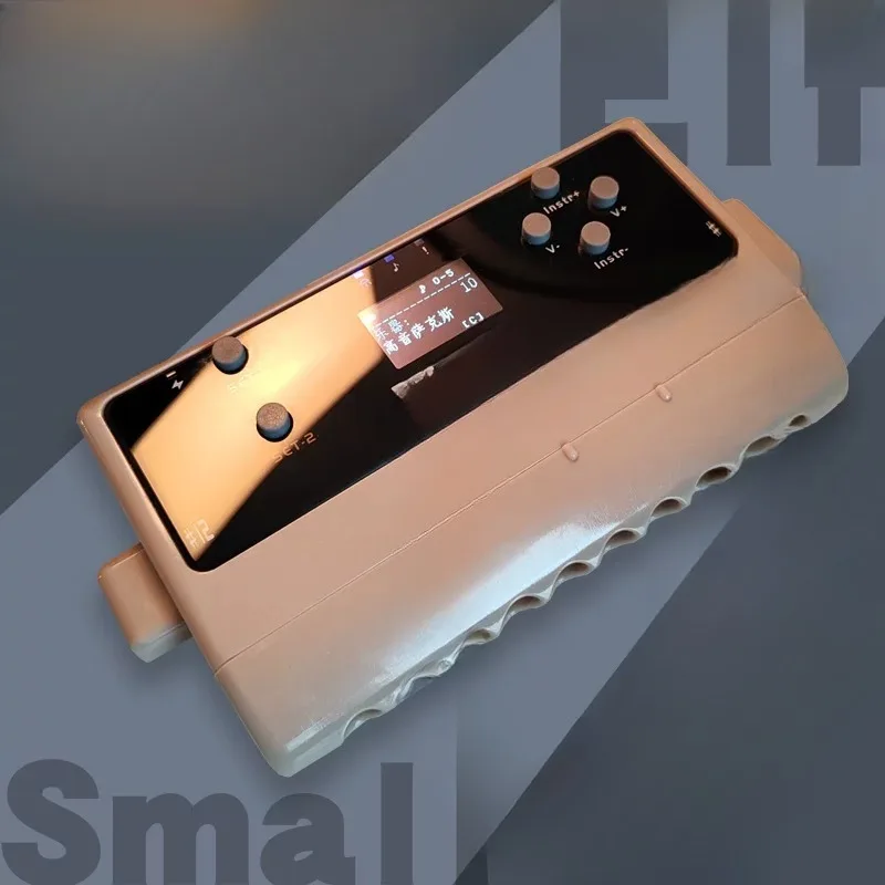HM08s electric harmonica has 72 kinds of timbres, which can be changed at will. It is small and portable, and easy to use.