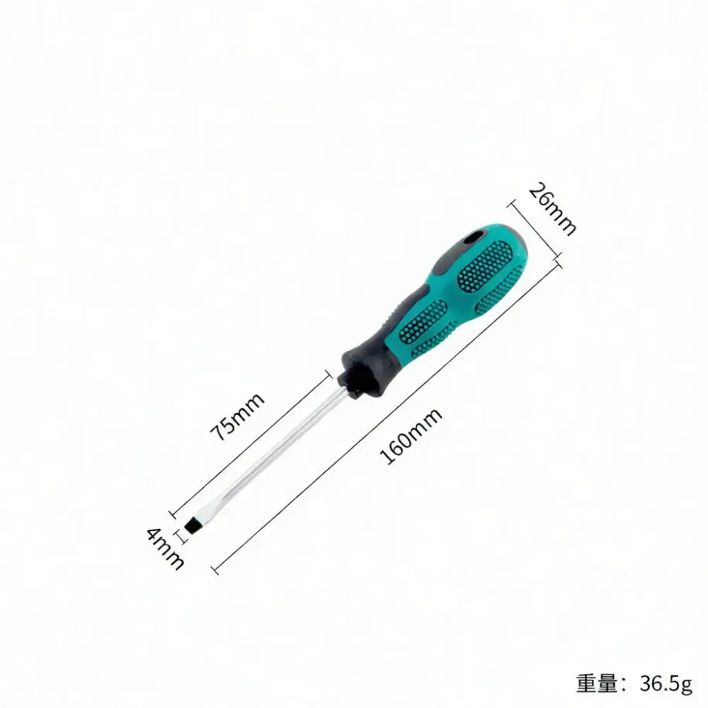 Professional Cr V Steel Screwdriver Set Anti Slip Rubber Handle Phillips Slotted Bit Hand Tool For Home Workshop