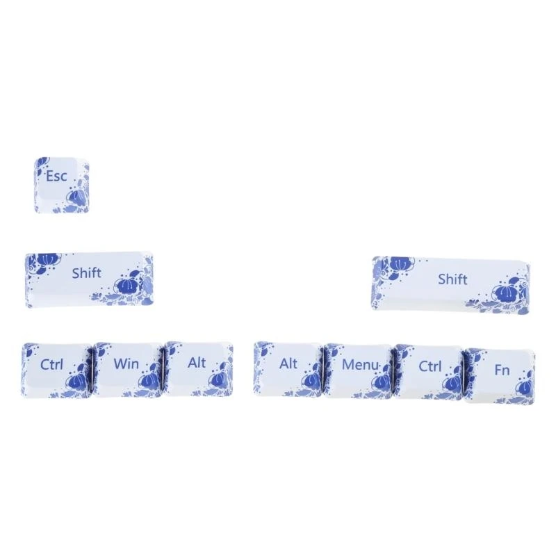 Keycap in stile cinese personalizzato L4MD a 10 chiavi per SHIFT ESC Chiavi grandi meccaniche