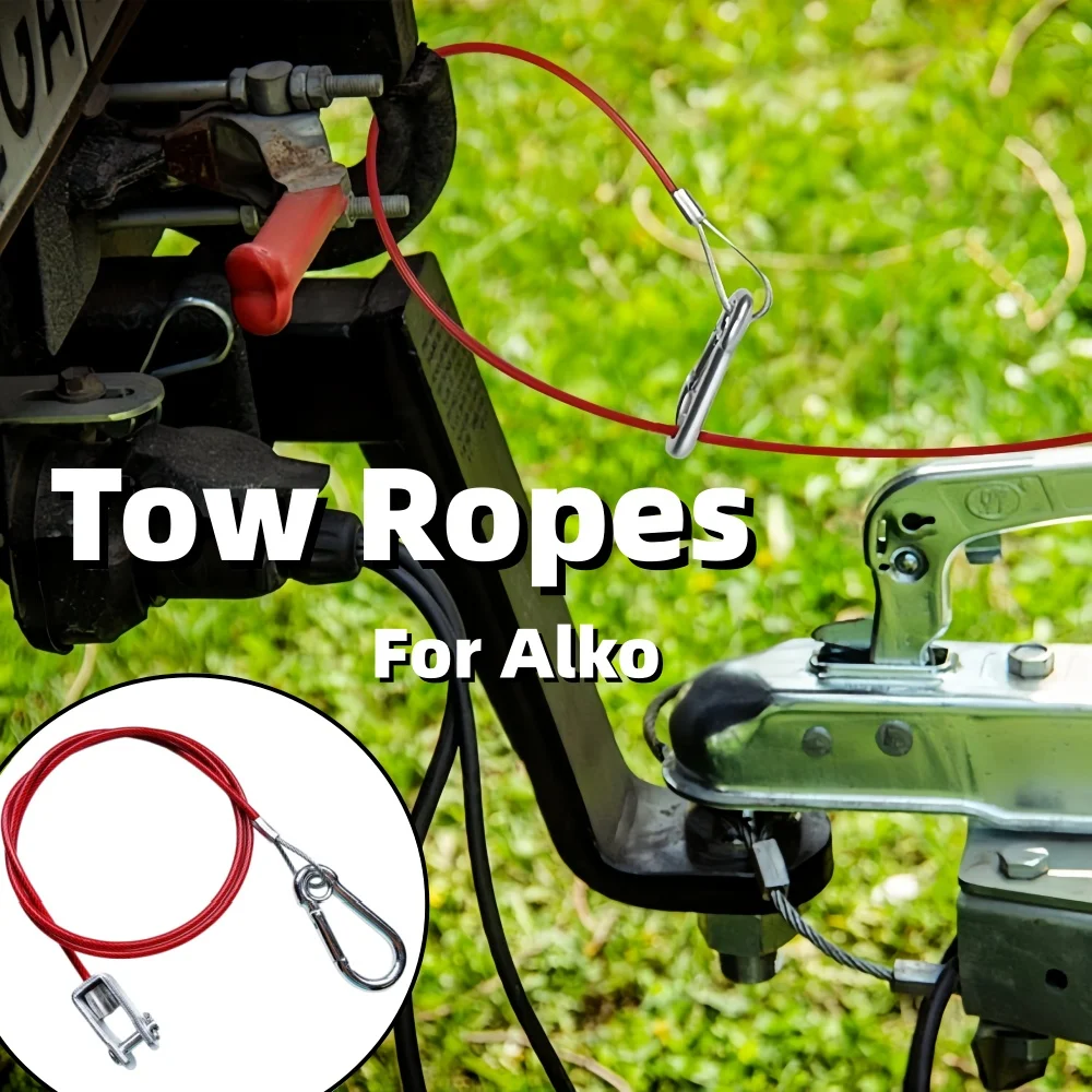 RV Trailer Breakaway Rope Trailer For Alko Brake Away Breakaway Safety Cable Braked Hitch Trailer Couplings Accessories