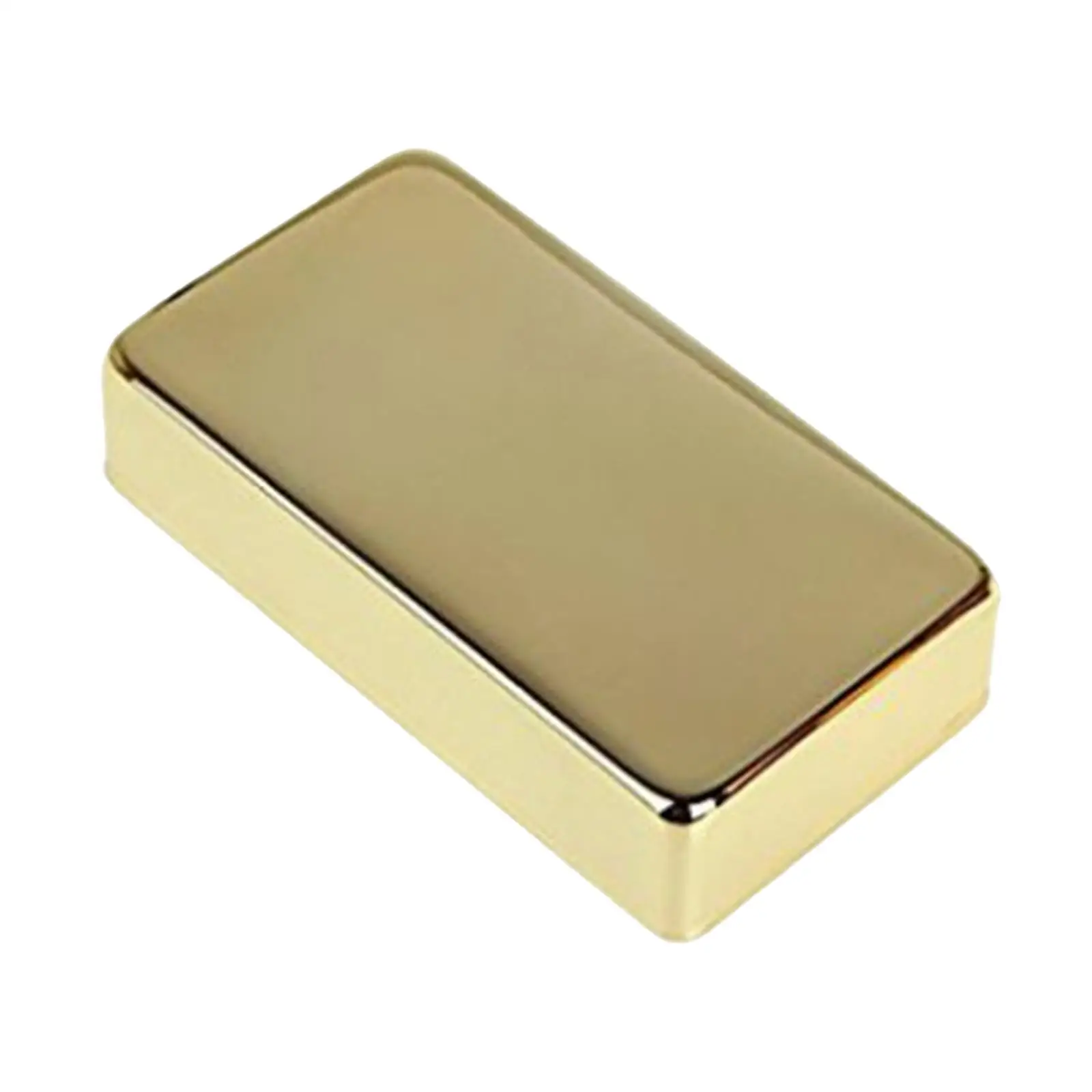 Brass Humbucker Pickup Cover No Hole Closed Shell Guitar Part for Electric Guitar Sound Reduction and Repair