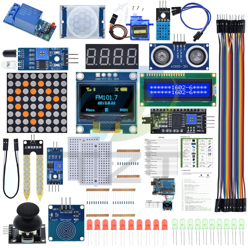 TZT UNO R3 Kit Module Sensor With 0.96