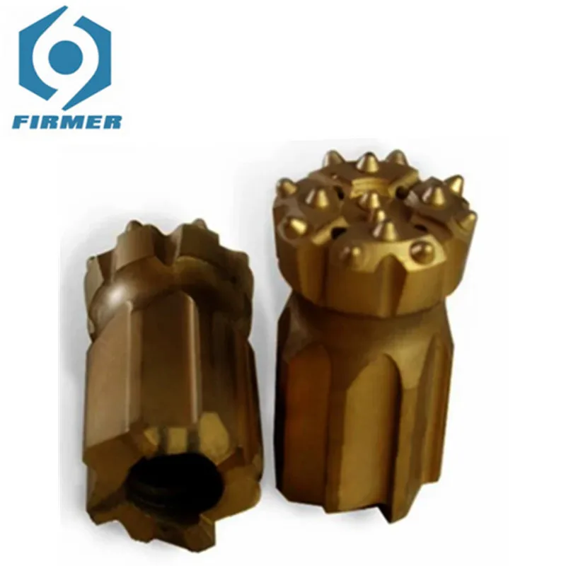 T51 89mm Thread Button Drill Reaming Bit Top Hammer Rock Mining Drilling Tool Tungsten Carbide Retrac Skirt Button Drill Bit