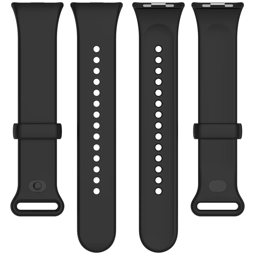 لساعة Xiaomi Band 9pro 8pro Redmi Watch 4 حزام ساعة بإبزيم ملون على شكل فراشة مطاطية بديلة لسوار المعصم من مادة TPU الرياضية