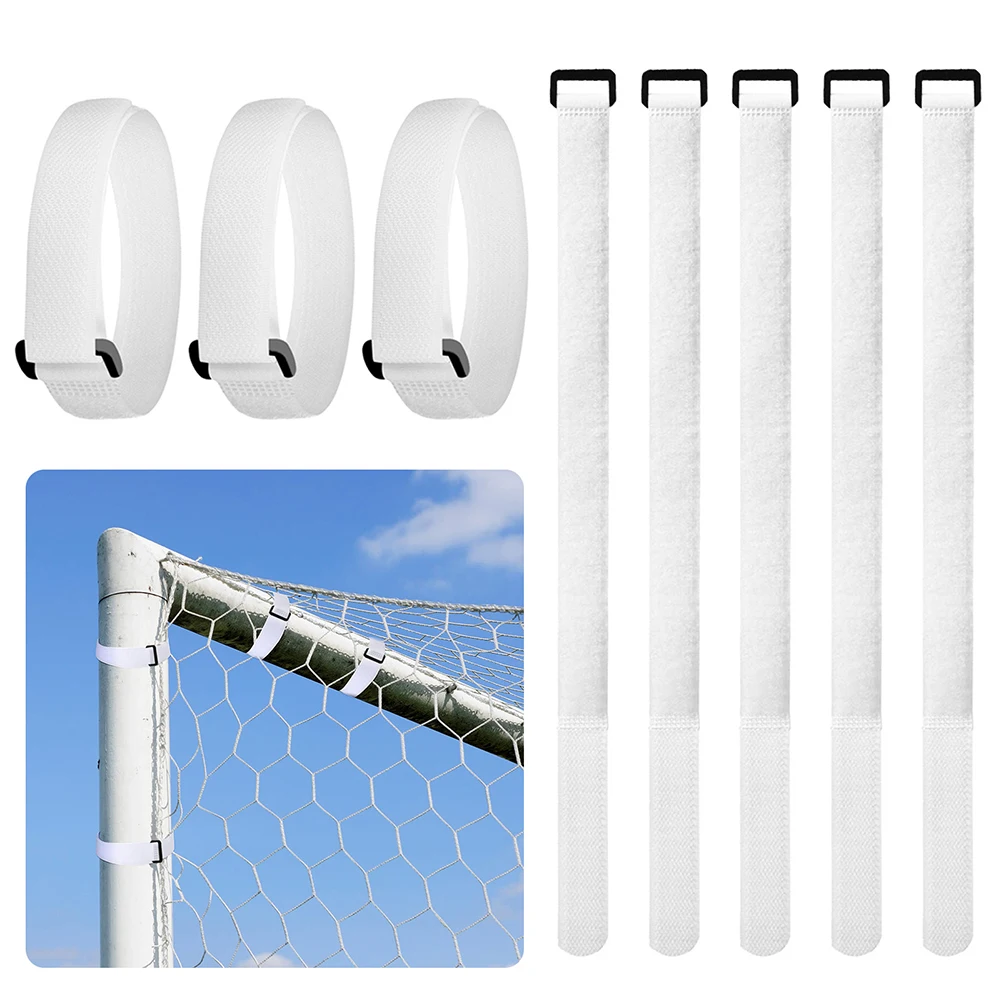 

Football Matches Goal Net Straps Football Net Fasteners Lightweight And Portable Mesh Fasteners Reuseable Easy To Use