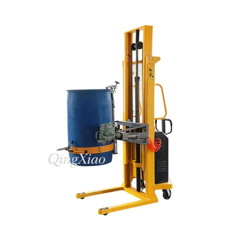 Hydraulic Oil Drum Lifting Tilting Forklift Manual Operation Durable Frame Suitable For Factory Daily Industrial Handling Tasks