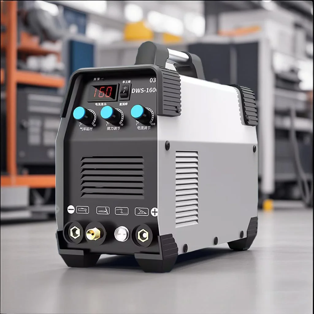 Portable 220v DC Mini Tig Welder MMA TIG Dc Gas Welding Machine IGBT Type for Stainless Steel New & Used