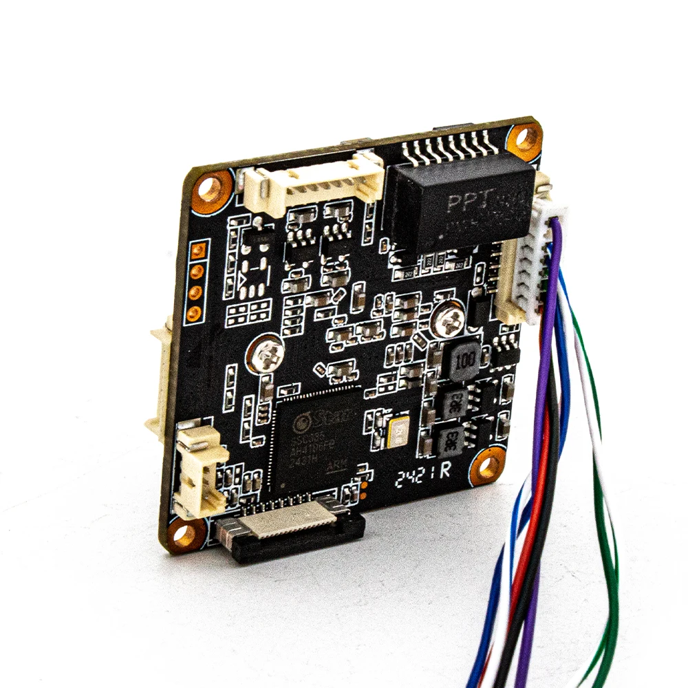 WGWK IP Network Camera Module Mini Onvif POE48V 3MP 25FPS Webcam 8mm 42 Degree M12 Mount Lens Safety HD Security Camera Board