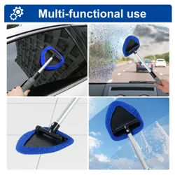 Windshield Brush Glass Defoinger Brush Car Windshield Cleaner Brush 2 Plastic Handles